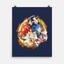 Sonic Squad Splash-none matte poster-nickzzarto