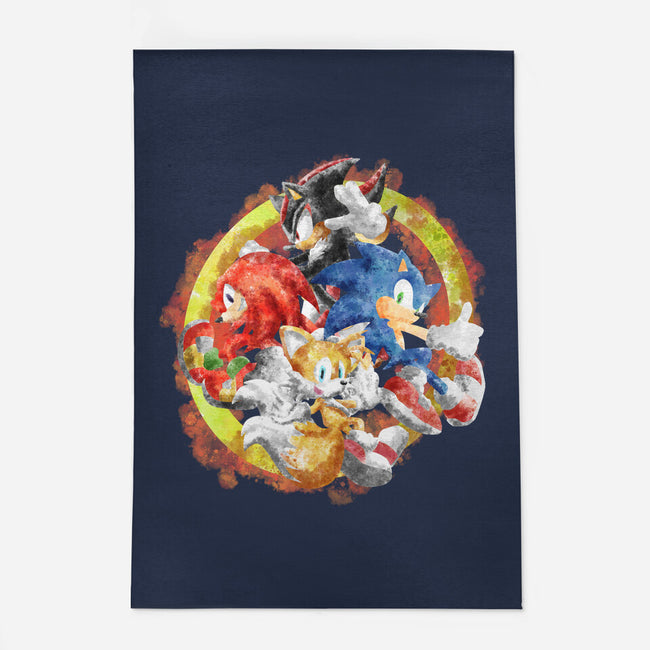 Sonic Squad Splash-none indoor rug-nickzzarto