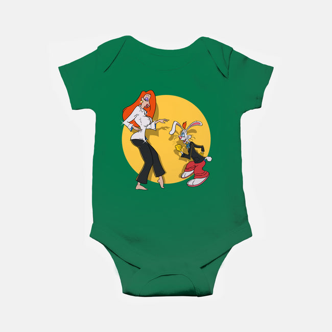 Rabbit Fiction-baby basic onesie-Getsousa!