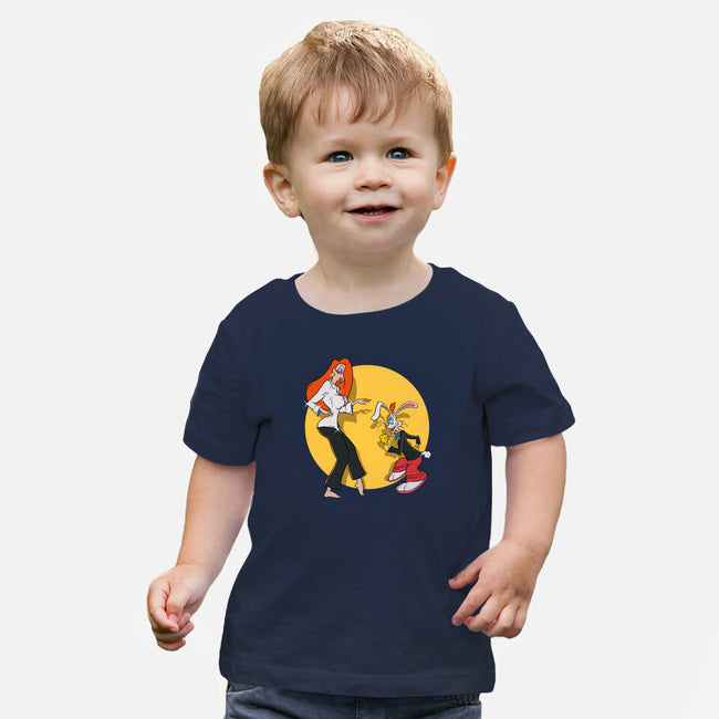 Rabbit Fiction-baby basic tee-Getsousa!