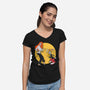 Rabbit Fiction-womens v-neck tee-Getsousa!