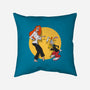 Rabbit Fiction-none removable cover throw pillow-Getsousa!