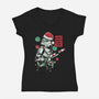 Merry Xmas Ya Rebel Scum-womens v-neck tee-Arigatees