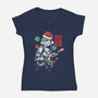 Merry Xmas Ya Rebel Scum-womens v-neck tee-Arigatees