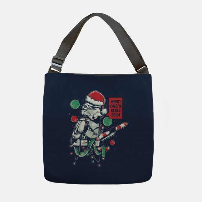 Merry Xmas Ya Rebel Scum-none adjustable tote bag-Arigatees