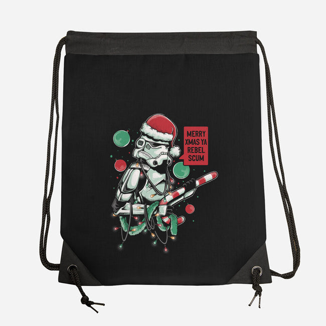 Merry Xmas Ya Rebel Scum-none drawstring bag-Arigatees