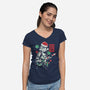 Merry Xmas Ya Rebel Scum-womens v-neck tee-Arigatees