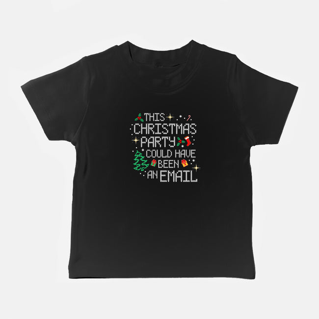 This Christmas Party-baby basic tee-rocketman_art