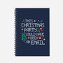 This Christmas Party-none dot grid notebook-rocketman_art