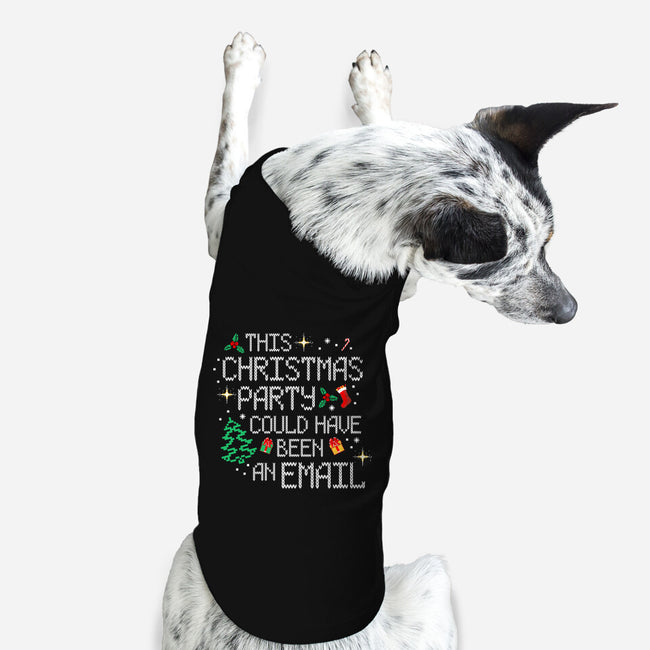 This Christmas Party-dog basic pet tank-rocketman_art