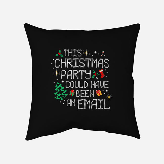 This Christmas Party-none removable cover w insert throw pillow-rocketman_art