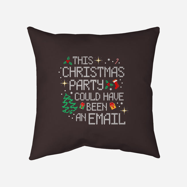 This Christmas Party-none removable cover w insert throw pillow-rocketman_art