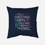 This Christmas Party-none removable cover w insert throw pillow-rocketman_art