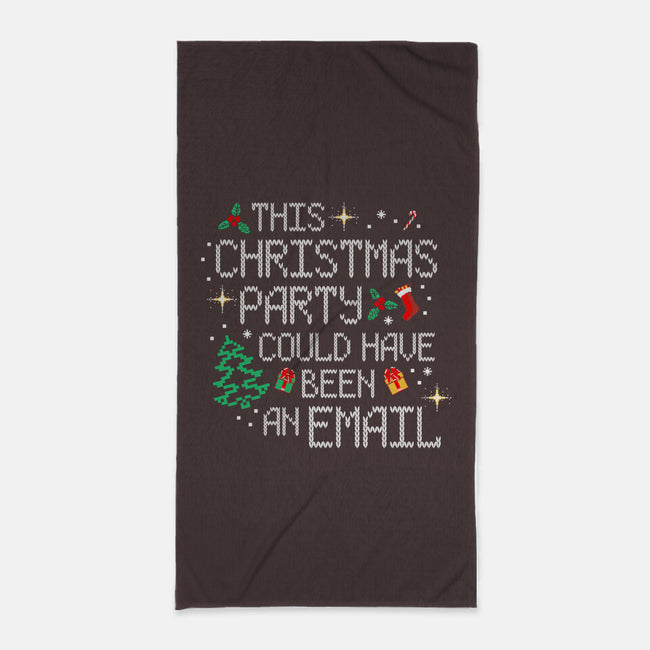 This Christmas Party-none beach towel-rocketman_art