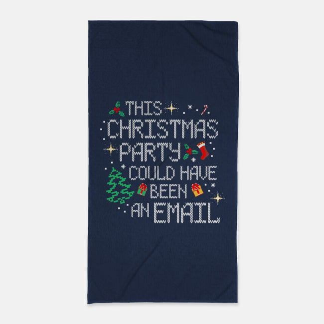 This Christmas Party-none beach towel-rocketman_art