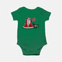 We All Float Down Here Santa-baby basic onesie-zascanauta