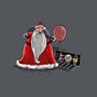We All Float Down Here Santa-womens v-neck tee-zascanauta