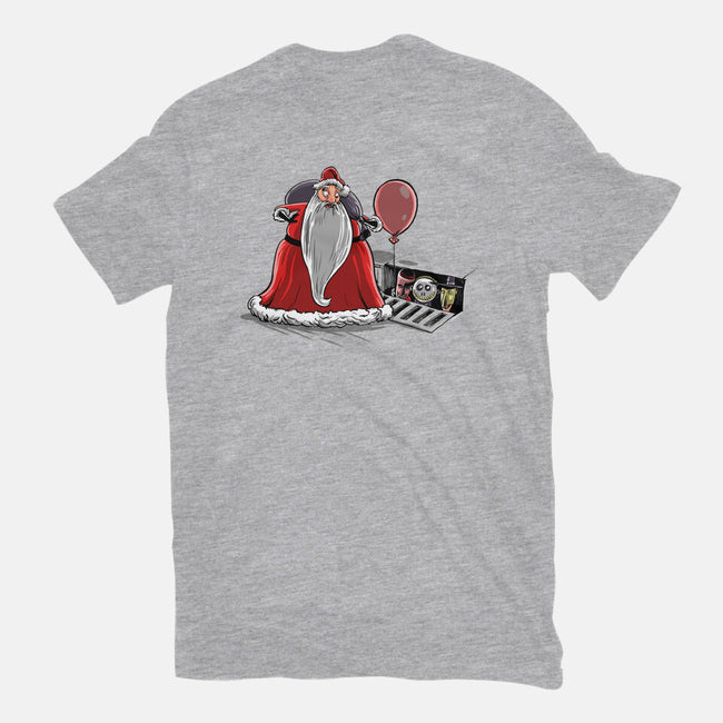 We All Float Down Here Santa-mens basic tee-zascanauta