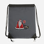 We All Float Down Here Santa-none drawstring bag-zascanauta