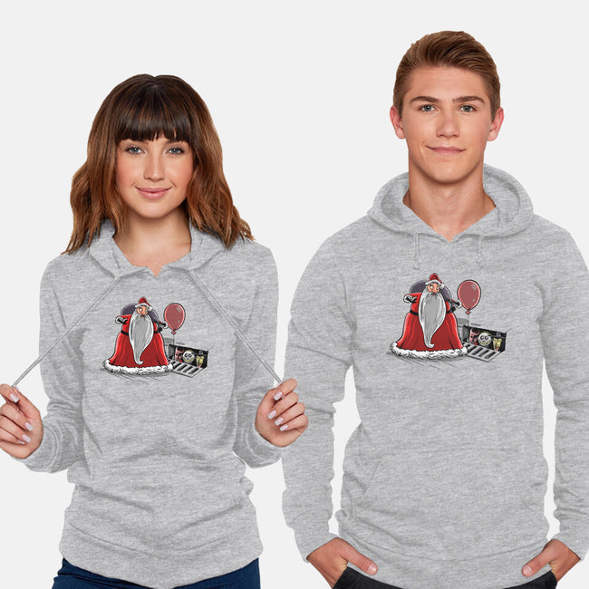 We All Float Down Here Santa-unisex pullover sweatshirt-zascanauta
