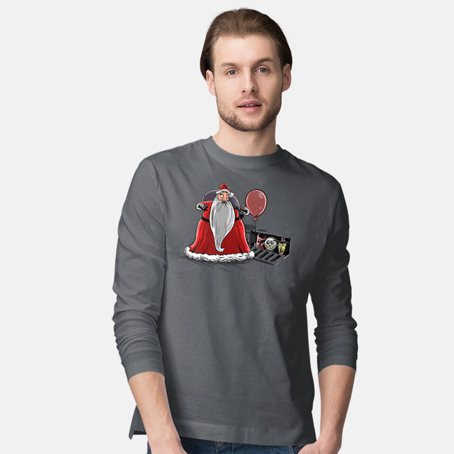We All Float Down Here Santa-mens long sleeved tee-zascanauta