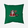 We All Float Down Here Santa-none removable cover w insert throw pillow-zascanauta