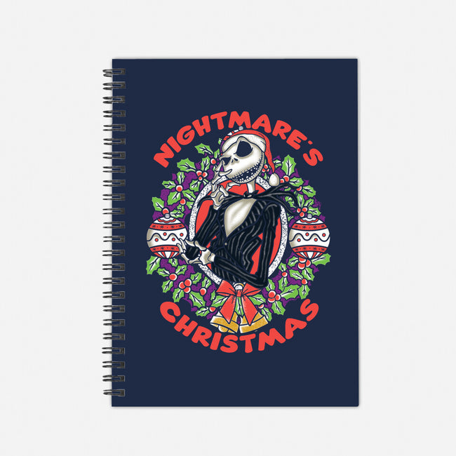 Nightmare's Christmas-none dot grid notebook-turborat14