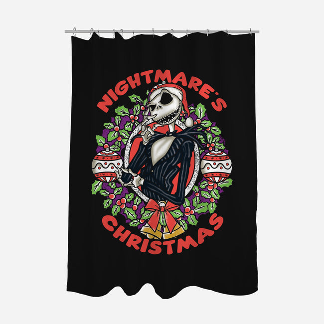 Nightmare's Christmas-none polyester shower curtain-turborat14
