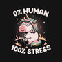Not Human Just Stressed-none removable cover w insert throw pillow-koalastudio