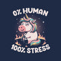 Not Human Just Stressed-womens v-neck tee-koalastudio