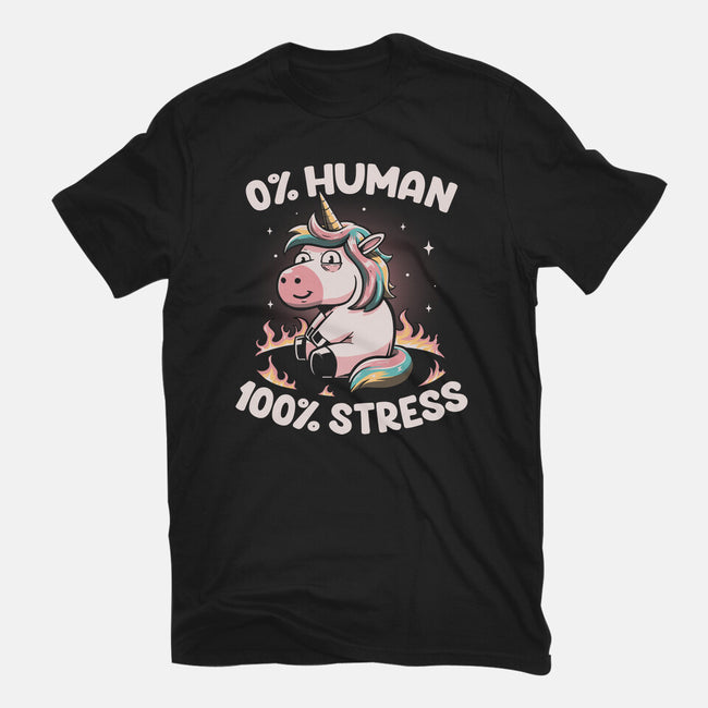 Not Human Just Stressed-mens basic tee-koalastudio