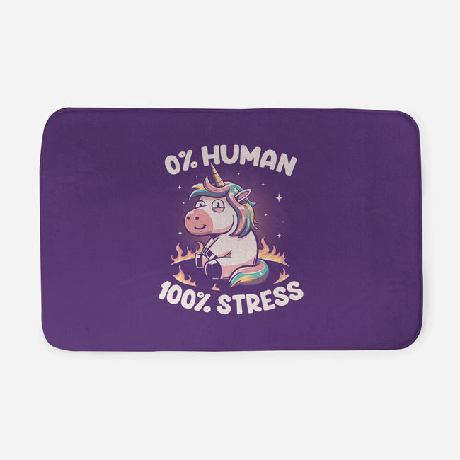 Not Human Just Stressed-none memory foam bath mat-koalastudio