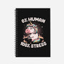 Not Human Just Stressed-none dot grid notebook-koalastudio