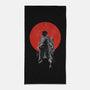 Neo Tokyo God-none beach towel-kharmazero