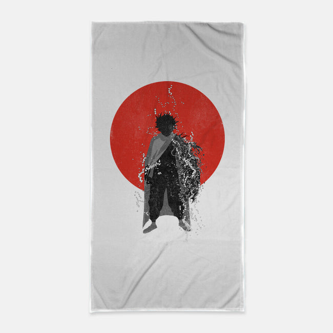 Neo Tokyo God-none beach towel-kharmazero