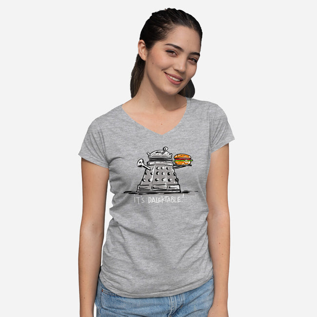 Dalektable-womens v-neck tee-kharmazero