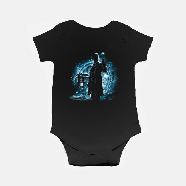 Gallifreyan Hero-baby basic onesie-kharmazero