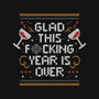 Glad This Year Is Over-none removable cover w insert throw pillow-eduely