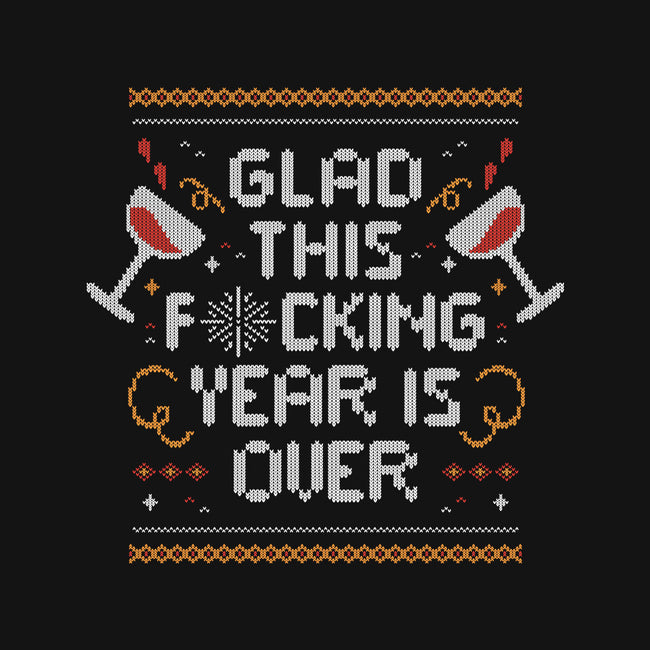 Glad This Year Is Over-none drawstring bag-eduely