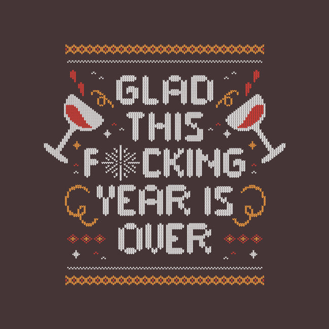 Glad This Year Is Over-none removable cover w insert throw pillow-eduely