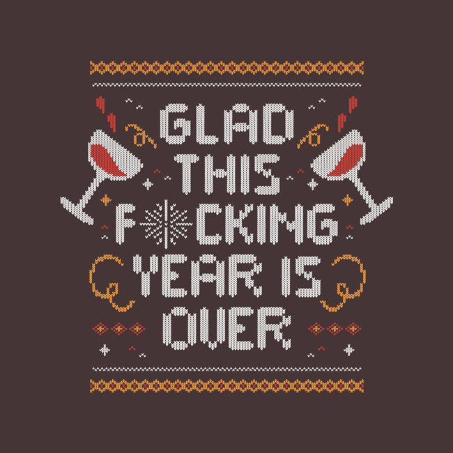 Glad This Year Is Over-unisex kitchen apron-eduely