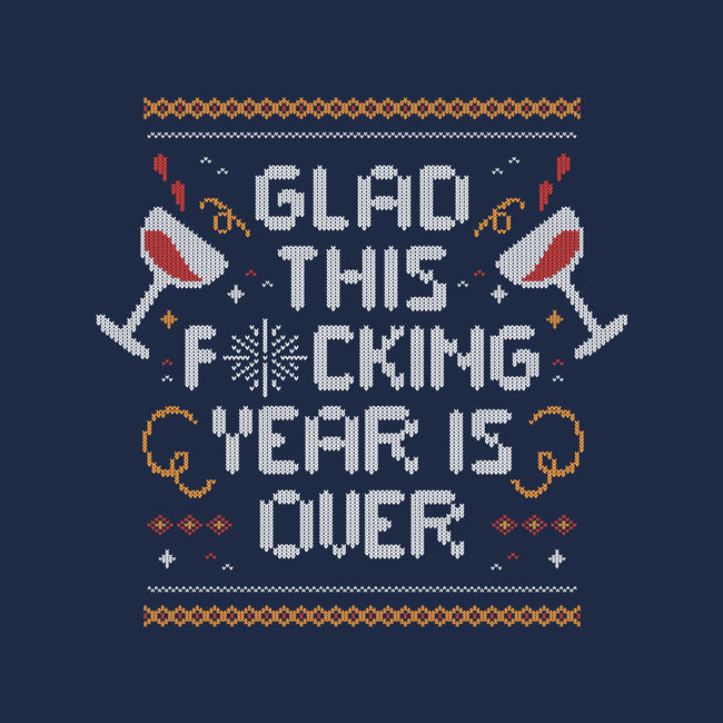 Glad This Year Is Over-none removable cover w insert throw pillow-eduely