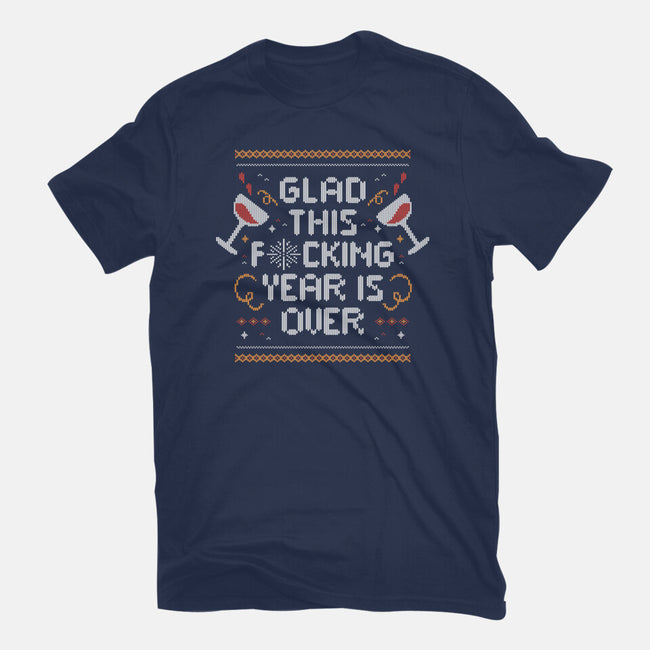Glad This Year Is Over-mens basic tee-eduely