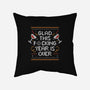 Glad This Year Is Over-none removable cover w insert throw pillow-eduely