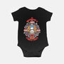 My Neighbor's Christmas-baby basic onesie-turborat14