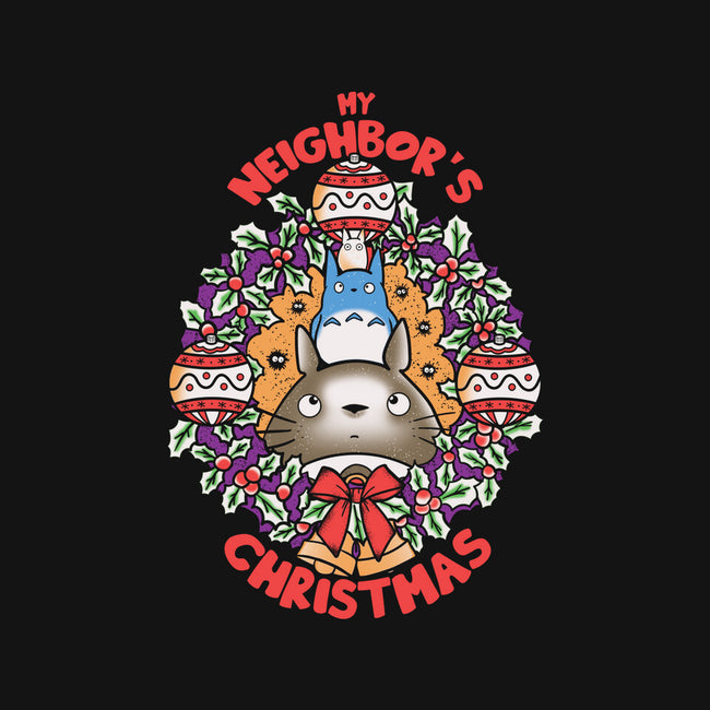 My Neighbor's Christmas-womens basic tee-turborat14