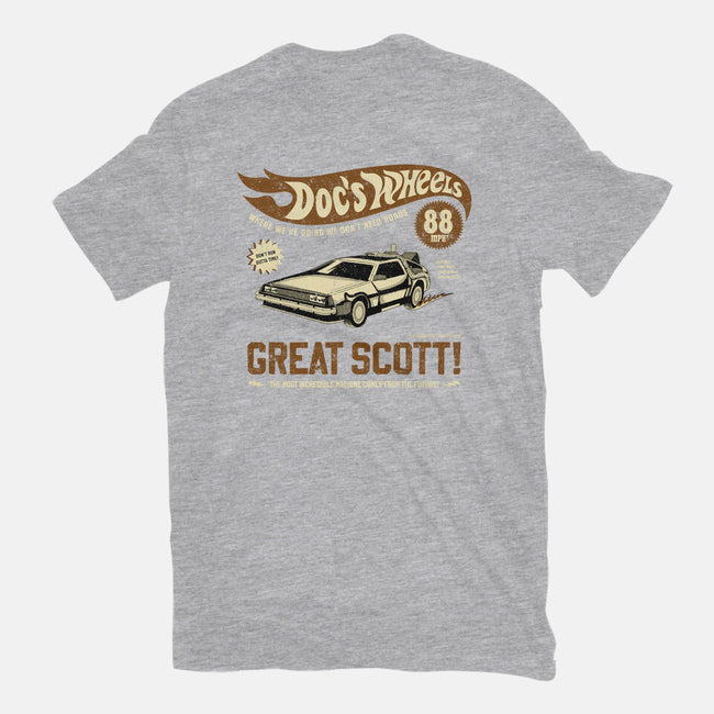 Doc's Wheels-womens basic tee-retrodivision