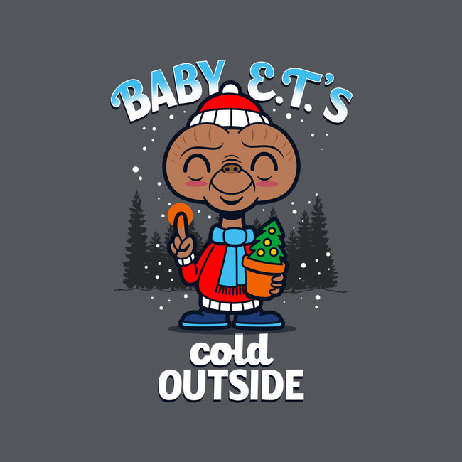 Baby E.T.'s Cold Outside-unisex basic tee-Boggs Nicolas