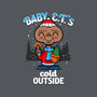 Baby E.T.'s Cold Outside-none beach towel-Boggs Nicolas
