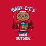 Baby E.T.'s Cold Outside-cat basic pet tank-Boggs Nicolas